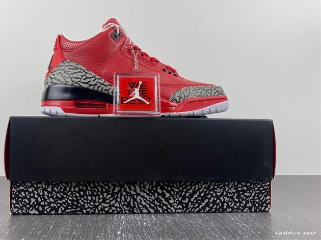 Rep DJ Sleek 3822 Khaled Retro Grateful 3 Jordan AJ3- 1014